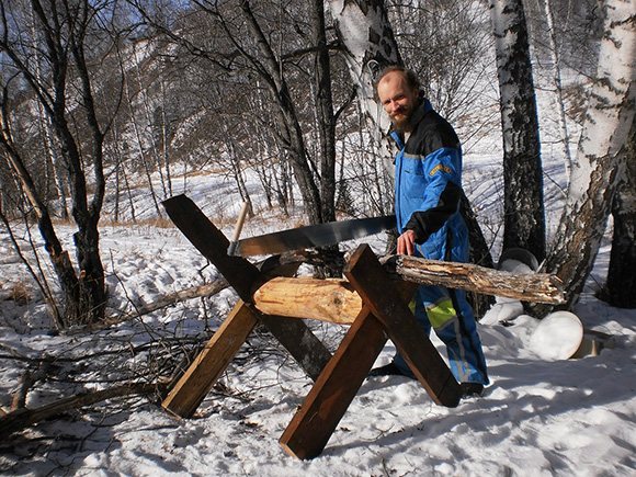 Козлы для распилки дров своими руками, чертежи, размеры